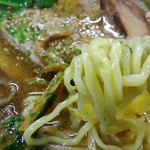 らーめん館くめ - 麺　アップ！