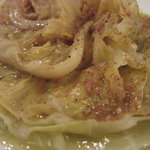 レンゲ - 春キャベツのステーキ　ボッタルガ（からすみ）の香りでＵＰ（11.4月）