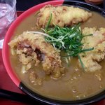 極楽うどん TKU - 鶏天カレーうどん （￥910） ('11.3）