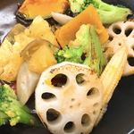 吉野家 - カレーの上の野菜