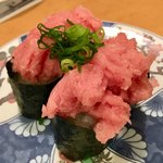 廻鮮寿司 塩釜港 - 「ねぎとろ」の量もハンパないっ！(◎_◎;)