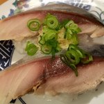 廻鮮寿司 塩釜港 - 相方お気に入りの「〆さば」♬