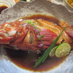 喜助 - 釣りキンキ煮つけ