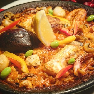パエリア コース フリードリンク2ｈ付きで5 000円 スペインバル Kurakura クラクラ 岡山 スペイン料理 食べログ