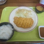 とんかつ大将 - 2017.10　トンカツ定食（並）680円