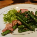 大衆居酒屋 ぽんぽこたぬき - アスパラベーコン♪