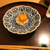 日本料理 太月 - 上にのっているのは、確かカラスミ