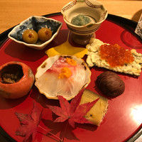 日本料理 太月 - 前菜の盛り合わせ
