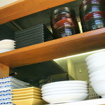 食事処 禅 - 清潔な食器類
