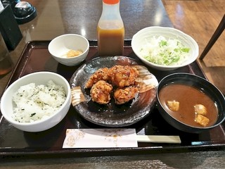 Makotoya - 手羽先タレからあげ定食　８８５円