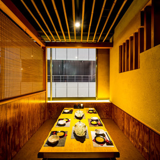 極上の明かりが灯る空間プライベート個室ご用意