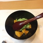 Tetsu an - 柿と抹茶アイス