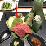 Kawai Chiya Ryokan - みゆき和牛と信州プレミアム牛の
                      ステーキ