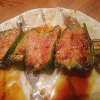 鳥茂 - ピーマン肉詰め