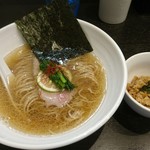 麺処まるは RISE - らの道達成者限定メニュー 『多貝多貝 貝の炊き込みご飯付き(1,000円)』