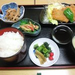 福寿し - まぐろカツ定食