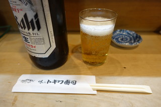 Tokiwa Zushi - 2017.11 ビールは瓶ビールで、アサヒかキリン、、、何も聞かれずアサヒが：汗