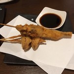 おれこな食堂 - ししゃも、ちくわ揚げ