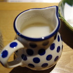 あめこや - 蕎麦湯は濃厚タイプ