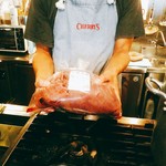 天城黒豚の店 橋本ホルモン - 天城黒豚のレバー。朝絞めのブランド豚。厚木の神奈川食肉センターは水木金が屠殺日。