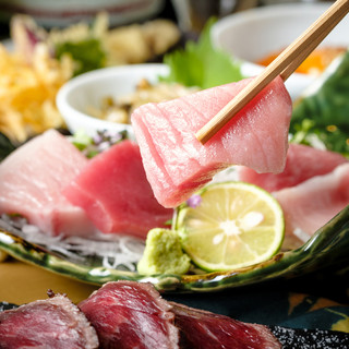 [Very popular! "Raw bluefin tuna" with outstanding freshness]