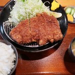 Tonkatsu Katsukichi - 美明豚ロースカツ定食　180グラム　1,440円