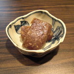 松もと - 蒟蒻の味噌漬。