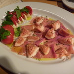 オステリア 月市 - いちじくと生ハム＆フルーツトマトとモッツァレラチーズ