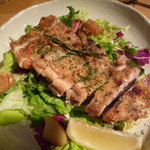 オステリア 月市 - 鶏肉の何か