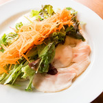 Daisen chicken breast poached (low temperature boiled) salad