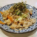 居酒屋 あがん - ミミガーともやしのバター炒め