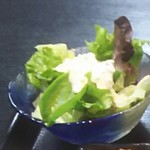 め茶く茶家 - 日替定食 のサラダ(2017.10.31)