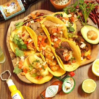 ◆More than 10 types of colorful tacos◆