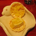 銀座 しのはら - フォアグラとマンゴーの最中