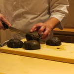 銀座 しのはら - 賀茂茄子