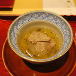 銀座 しのはら - 伊勢海老とじゃがいもとカチョカバロ トリュフ乗せ2