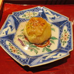 銀座 しのはら - 無花果の胡麻味噌焼き1