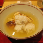 銀座 しのはら - 宮城の松茸と淡路の鱧の鍋 すだちの香り2