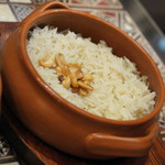 アラビアレストラン　ゼノビア - シャクリーヤの下段『バターライス』（１，８００円）２０１７年１０月