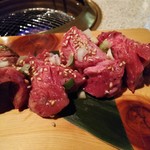 Yakiniku Shuka Benkei - 厚切り上タン1280円。