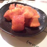 mannoya Beef Garden amemura - ふつうにうまいキムチ。２５０円とはすばらしい！