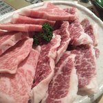 mannoya Beef Garden amemura - ハラミとクラシタ。　厚みもグラムもしっかりあり満足。