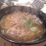 mannoya Beef Garden amemura - 油かすらーめん、これはあんまりだったかな・・・