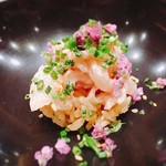 鮨 とかみ - 2017.10.  皮剥の肝リゾット