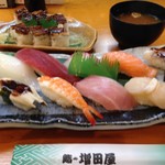 鮨の増田屋 - 上にきりと、箱寿司