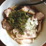 麺屋CHIKUWA - ちくわのあな チャーシュー濃厚ニボシソバ