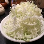 もち豚とんかつ たいよう - おかわりキャベツ