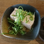 あなぐま亭 - 椎茸出汁豆腐
