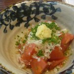 利久庵 - 和風トマトサラダ６００円★★★