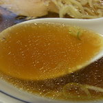 『再訪』醤油スープも旨い(*^^)v